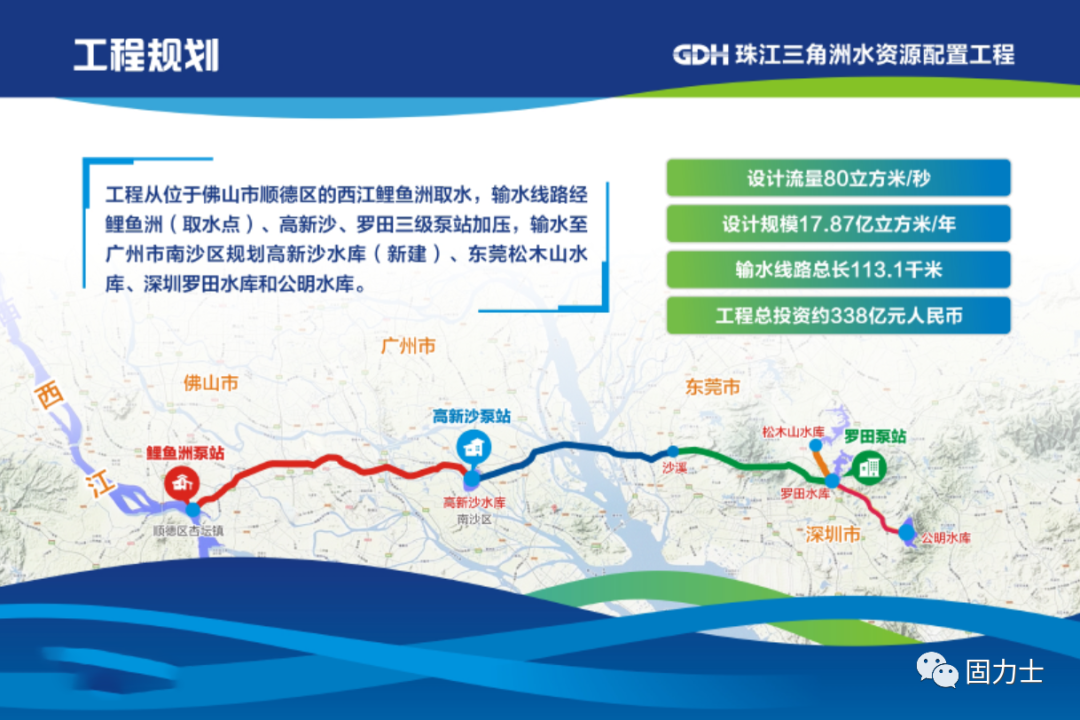 廣東省最大的水資源配置工程——珠江三角洲水資源配置工程